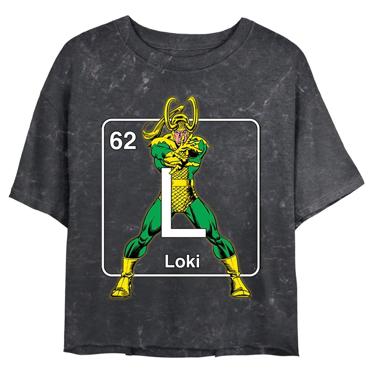 Crop Top Minéral Loki Périodique Marvel pour Juniors