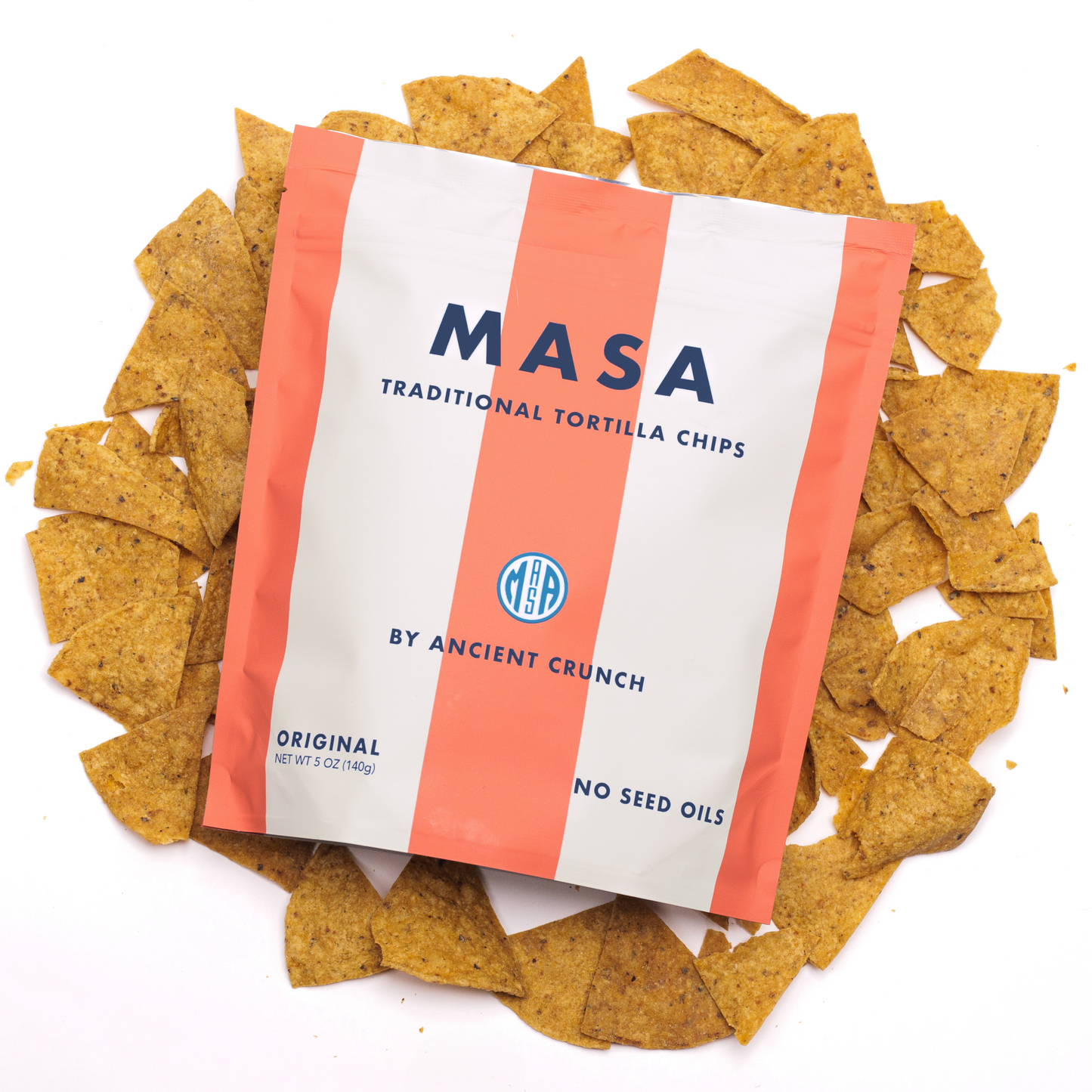 MASA Original Tortilla Chips - Handmade & Natural