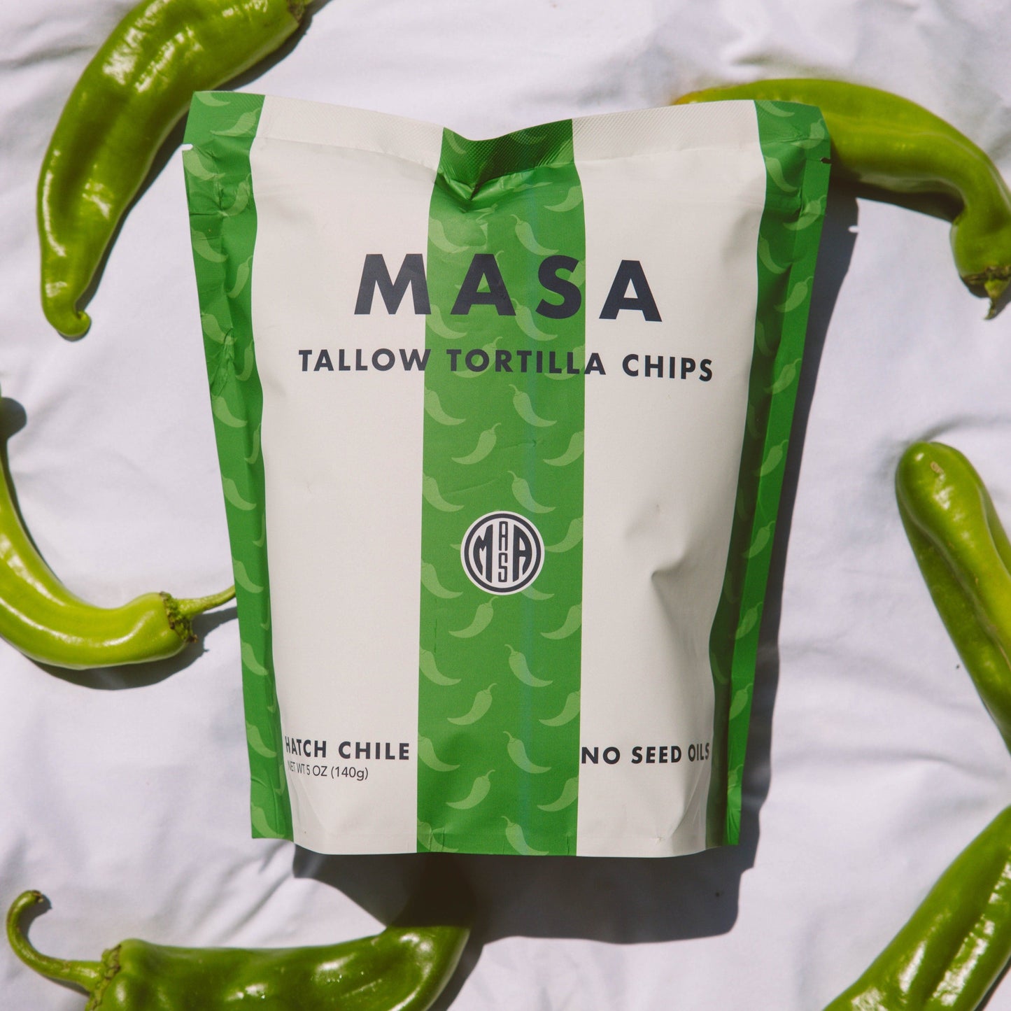 MASA Hatch Chile Chips - Authentic Southwestern Flavor
