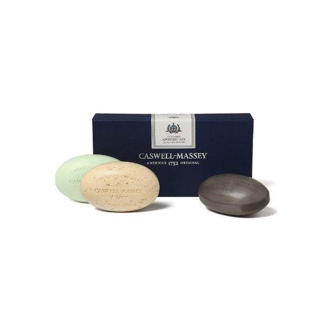 Collection de savons de luxe Caswell-Massey - Boîte de trois barres de 5,8 oz