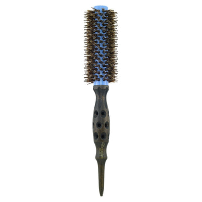 Maxx Wood and Ceramic Round Hair Brush