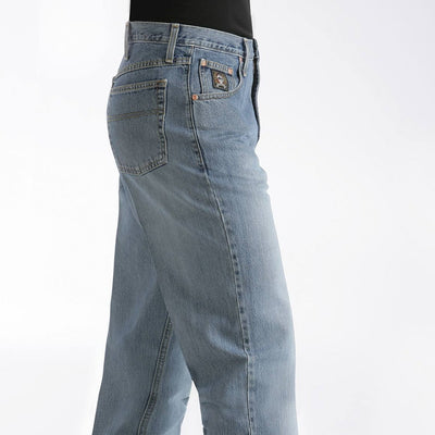 Cinch Men's Black Label Relaxed Fit Jeans - Medium Stonewash - Korvel