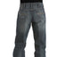 Men's Relaxed Fit Dark Stonewash Bootcut Jeans - Korvel