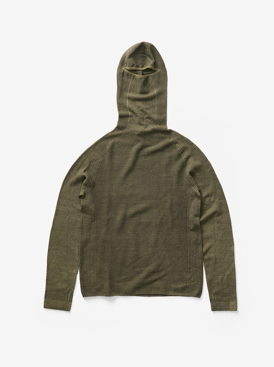 Pull à capuche - Vert pierre