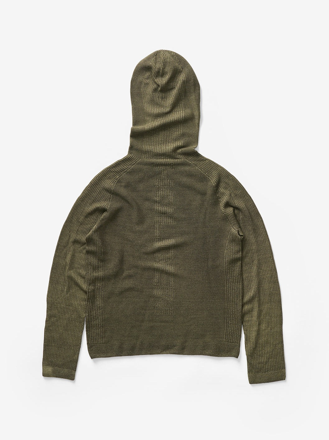 Pull à capuche - Vert pierre
