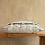 Coussin lombaire surdimensionné en coton Onyx Fulcrum
