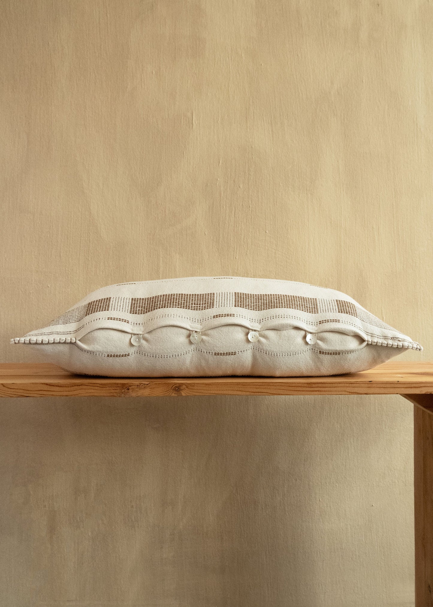 Coussin Lombaire Oversized en Coton Fulcrum Patina