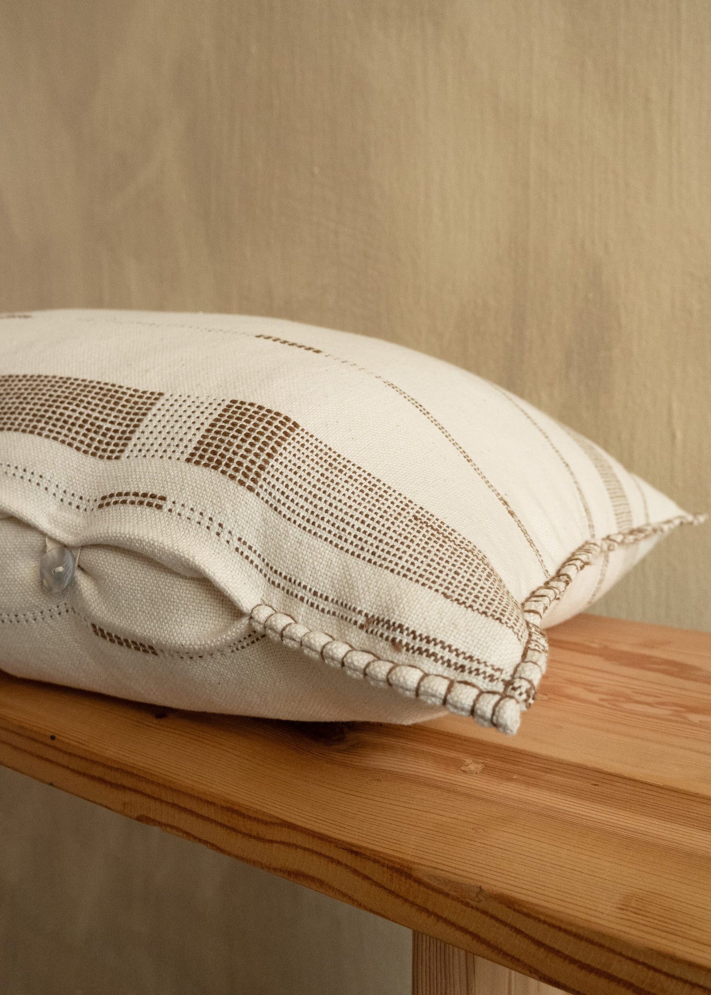 Coussin Lombaire Oversized en Coton Fulcrum Patina