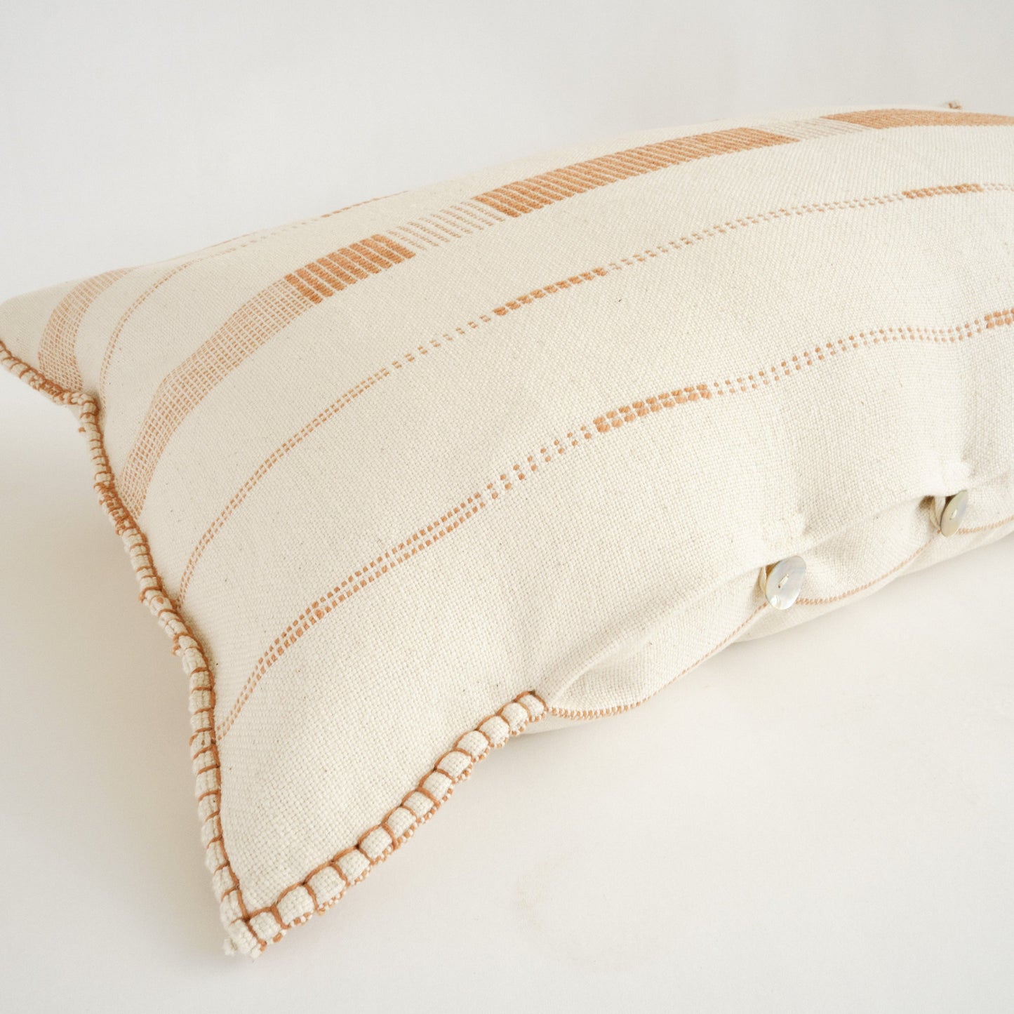 Coussin lombaire surdimensionné en coton Fulcrum Sahara