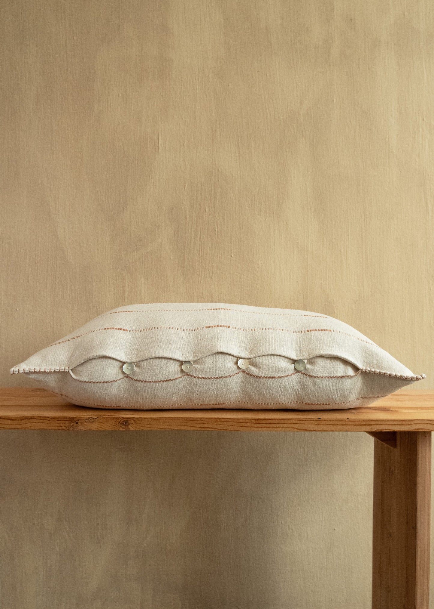 Coussin lombaire surdimensionné en coton Fulcrum Sahara