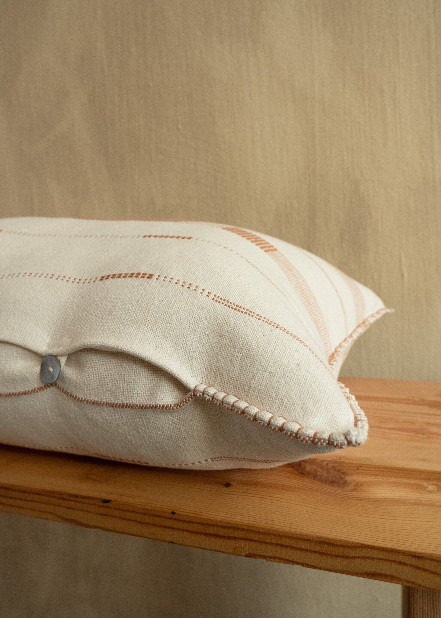Coussin lombaire surdimensionné en coton Fulcrum Sahara