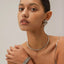 Glossy Collar Neck Ring Necklace