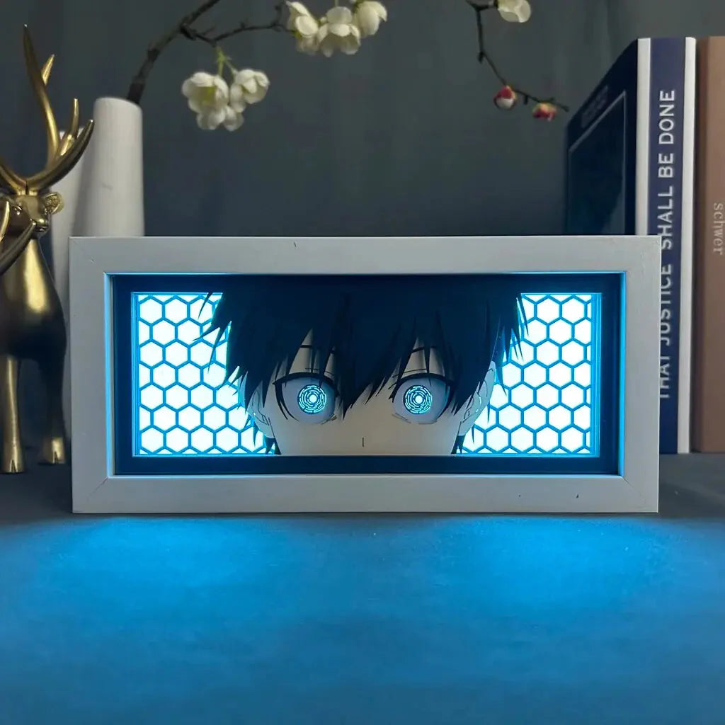 Lightbox Yoichi Isagi Blue Lock - Décor inspiré par l'anime