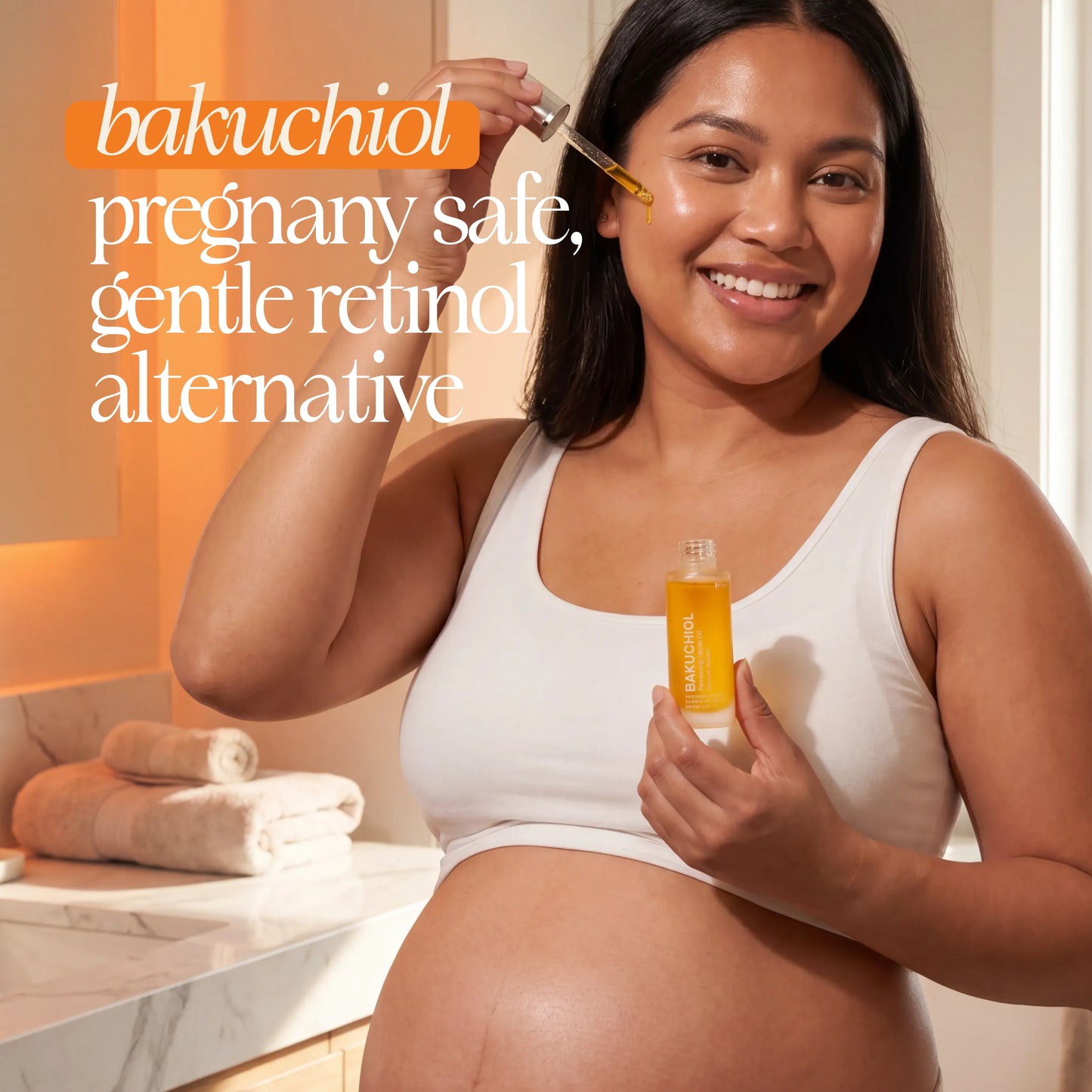 Aceite facial renovador de piel Bakuchiol (alternativa al retinol)