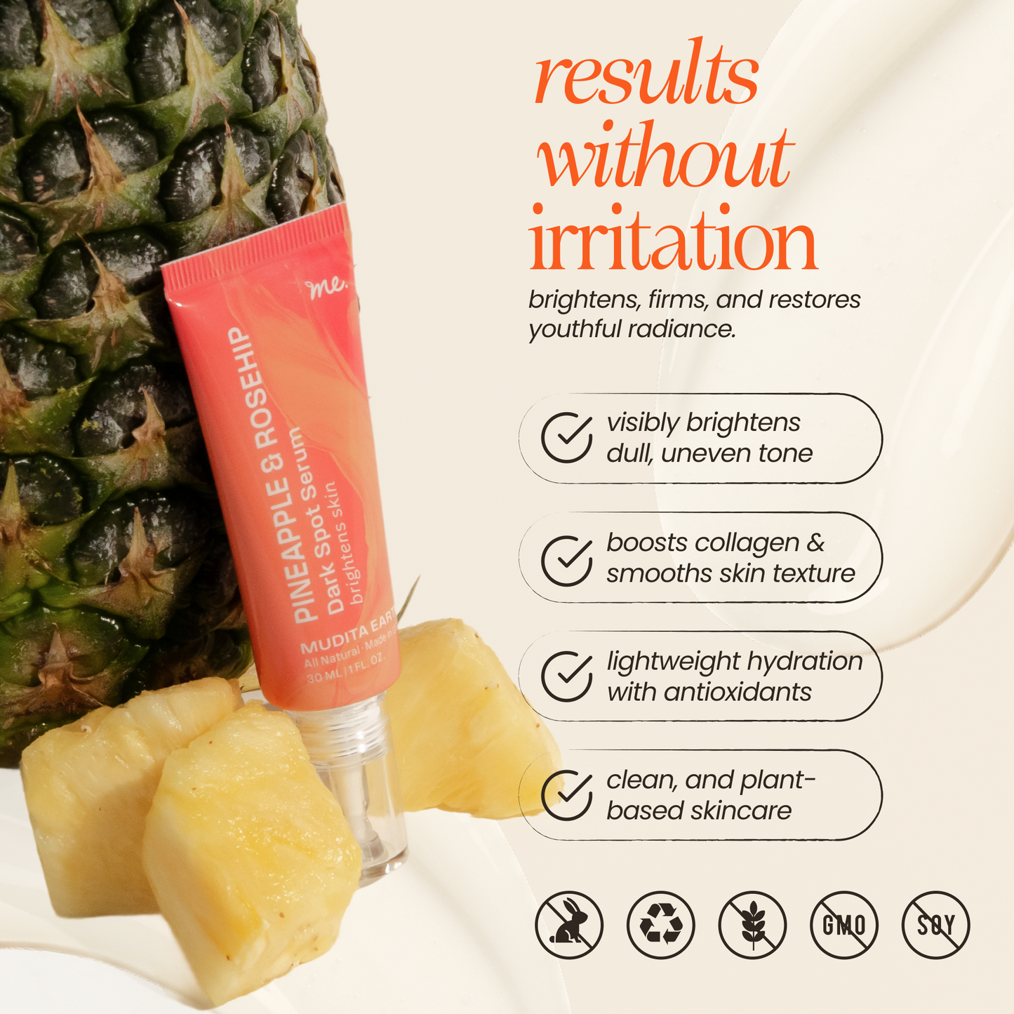 Pineapple & Rosehip Vitamin C Serum - Korvel