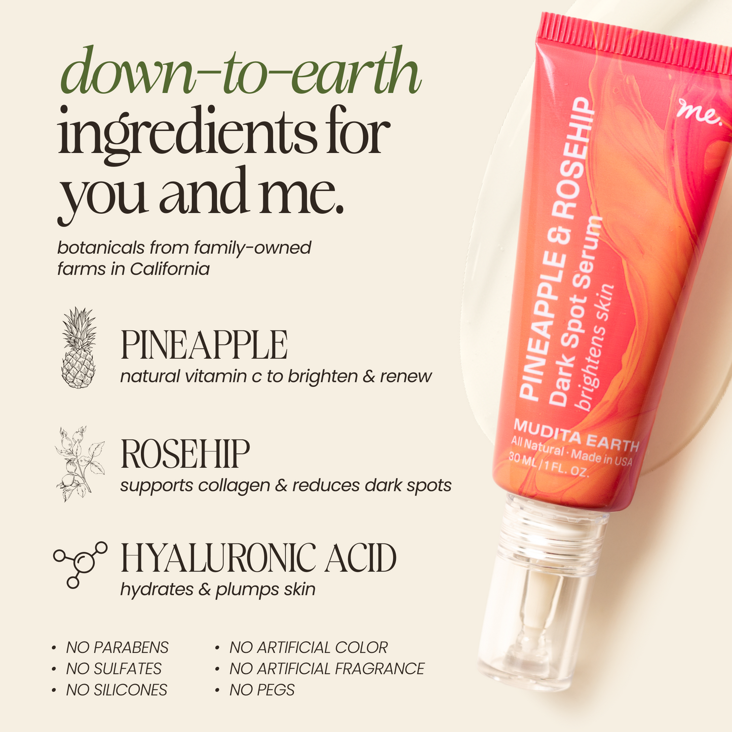 Pineapple & Rosehip Vitamin C Serum - Korvel