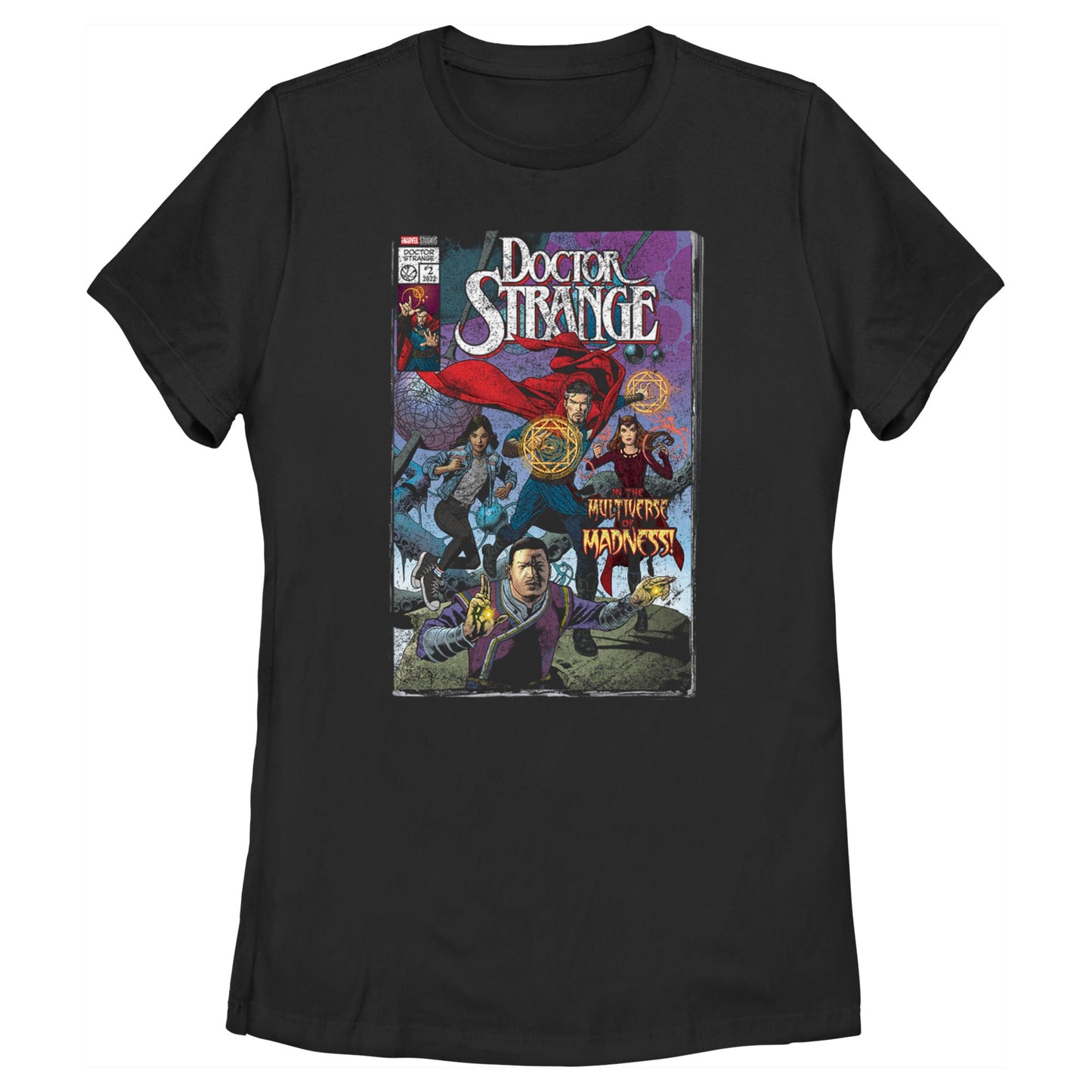 Women's Marvel Comic Cover Graphic T-Shirt