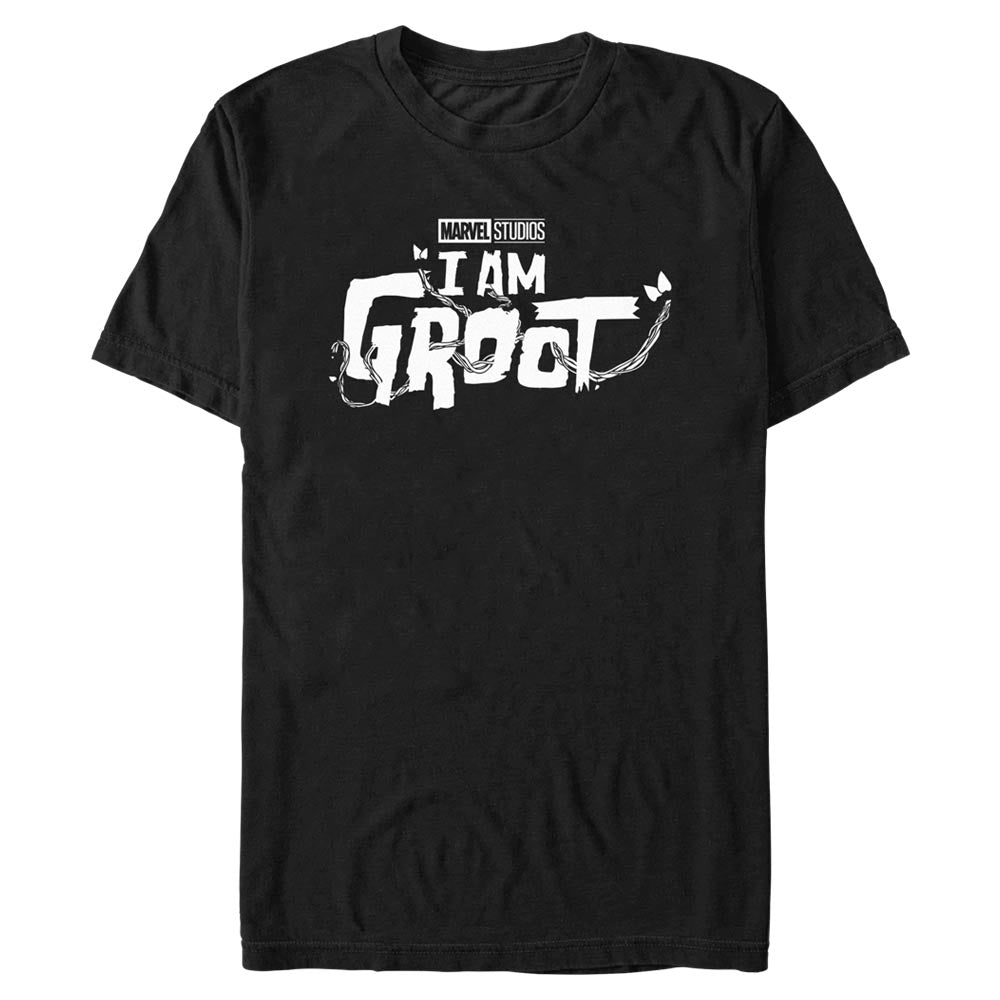 Camiseta de Hombre Marvel Groot con Logo Blanco
