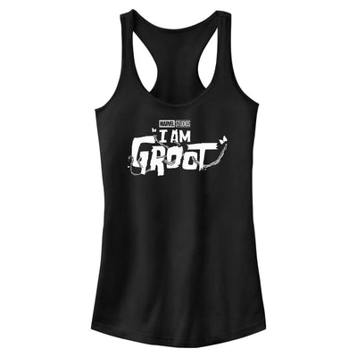 Junior's Marvel Groot Logo Tank Top
