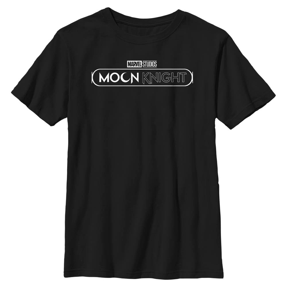 Camiseta blanca con logo de Moon Knight para niño de Marvel