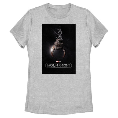 Women's Marvel Moon Knight Crescent Dart Poster T-Shirt