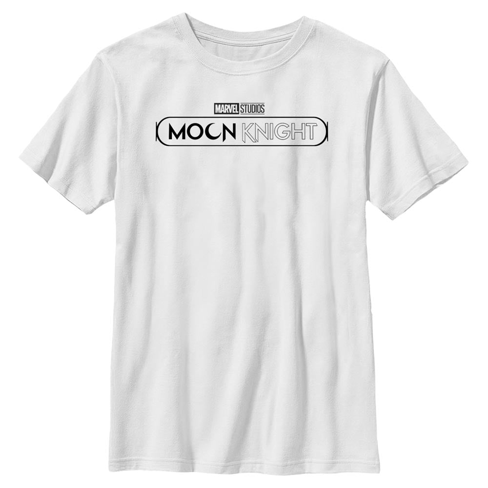 T-shirt Noir avec Logo Marvel Moon Knight pour Garçon