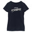 Girl's Marvel Black and White T-Shirt