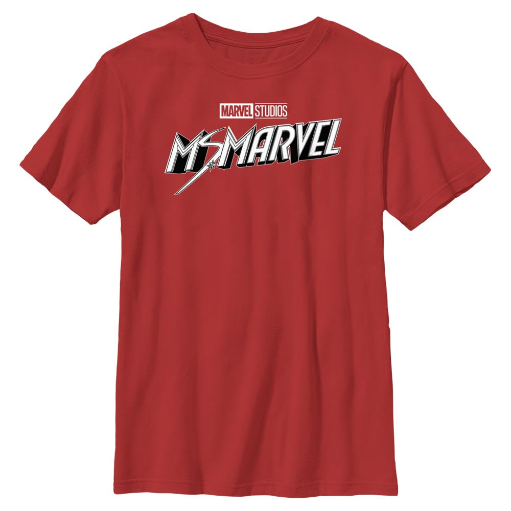 Camiseta Negra y Blanca de Marvel para Niños