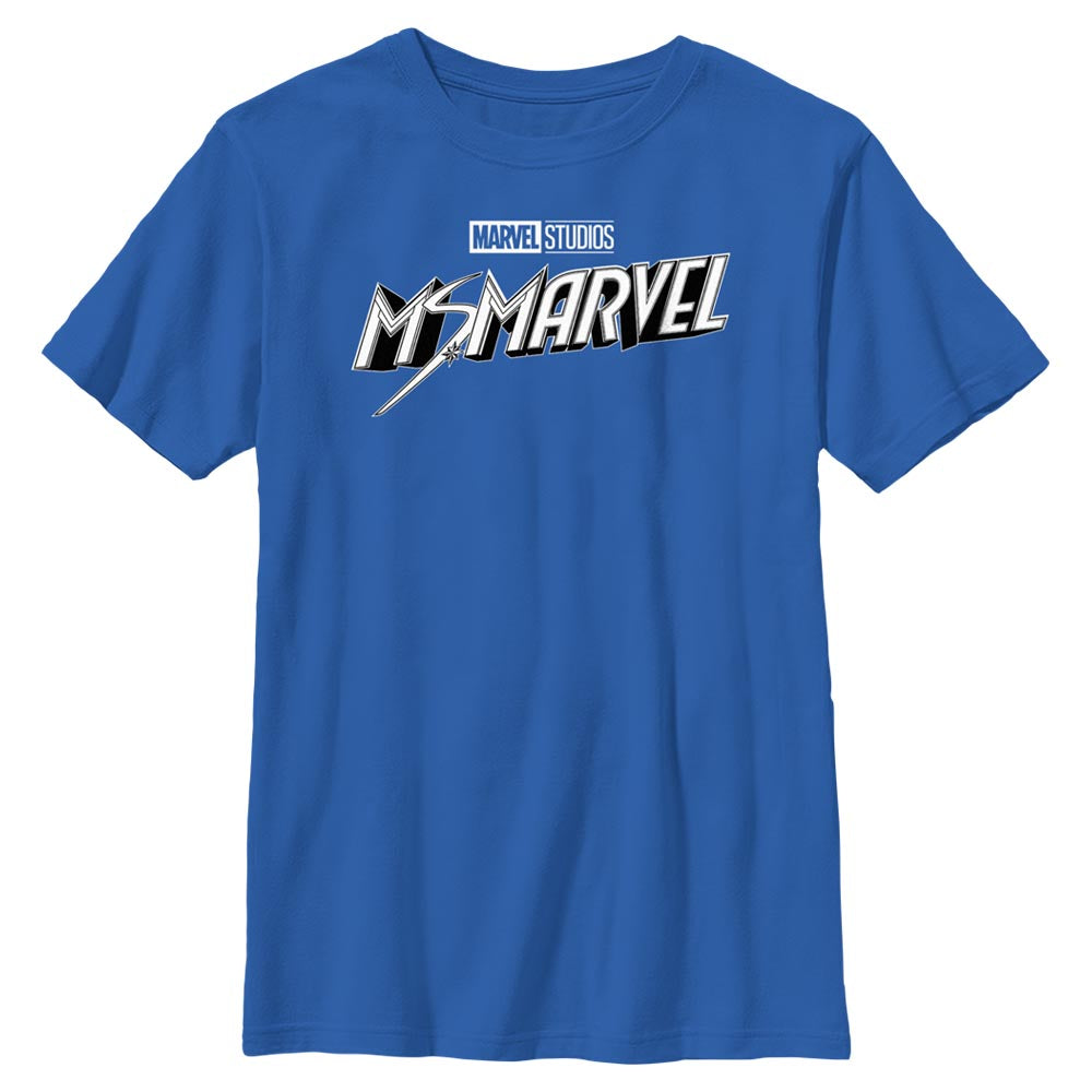 Camiseta Negra y Blanca de Marvel para Niños