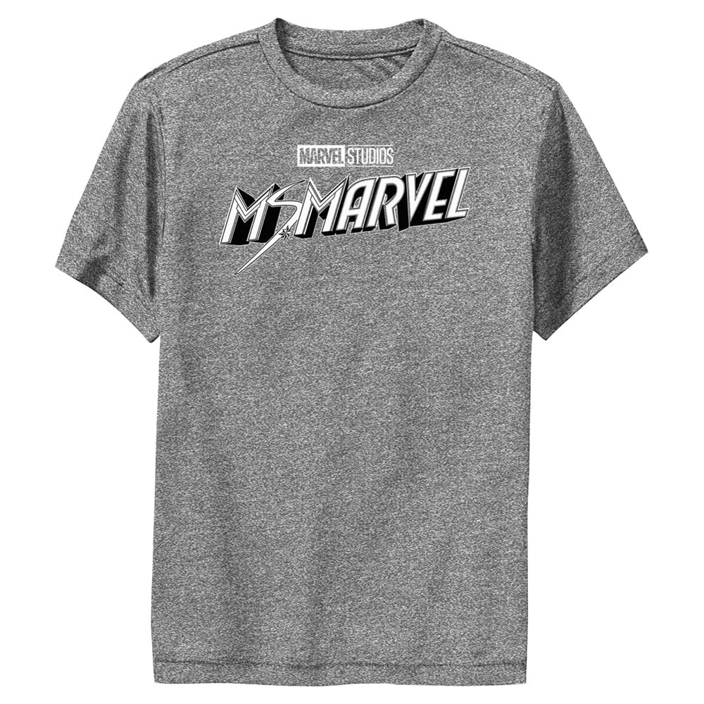 Camiseta Negra y Blanca de Marvel para Niños