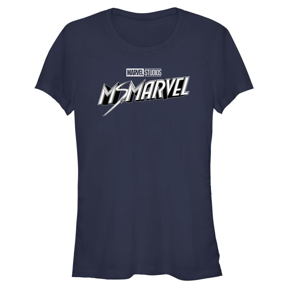 Camiseta Negra y Blanca de Marvel para Jóvenes