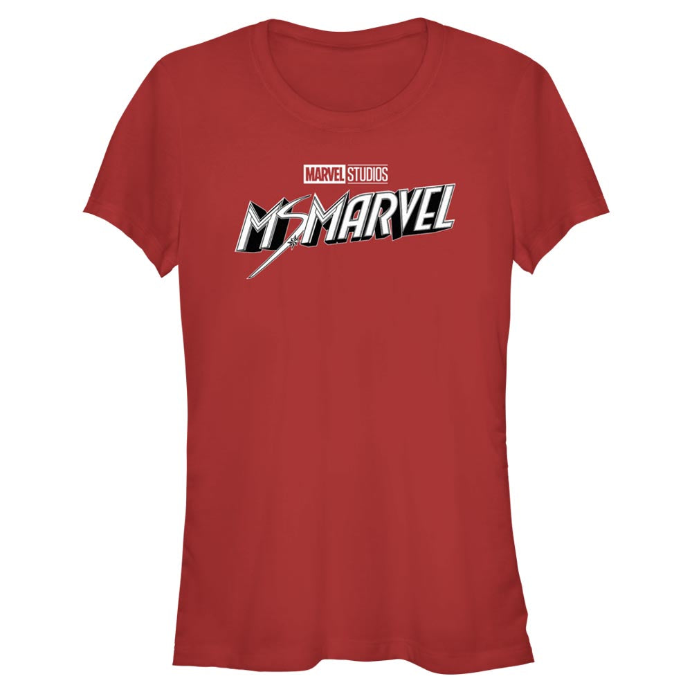 Camiseta Negra y Blanca de Marvel para Jóvenes