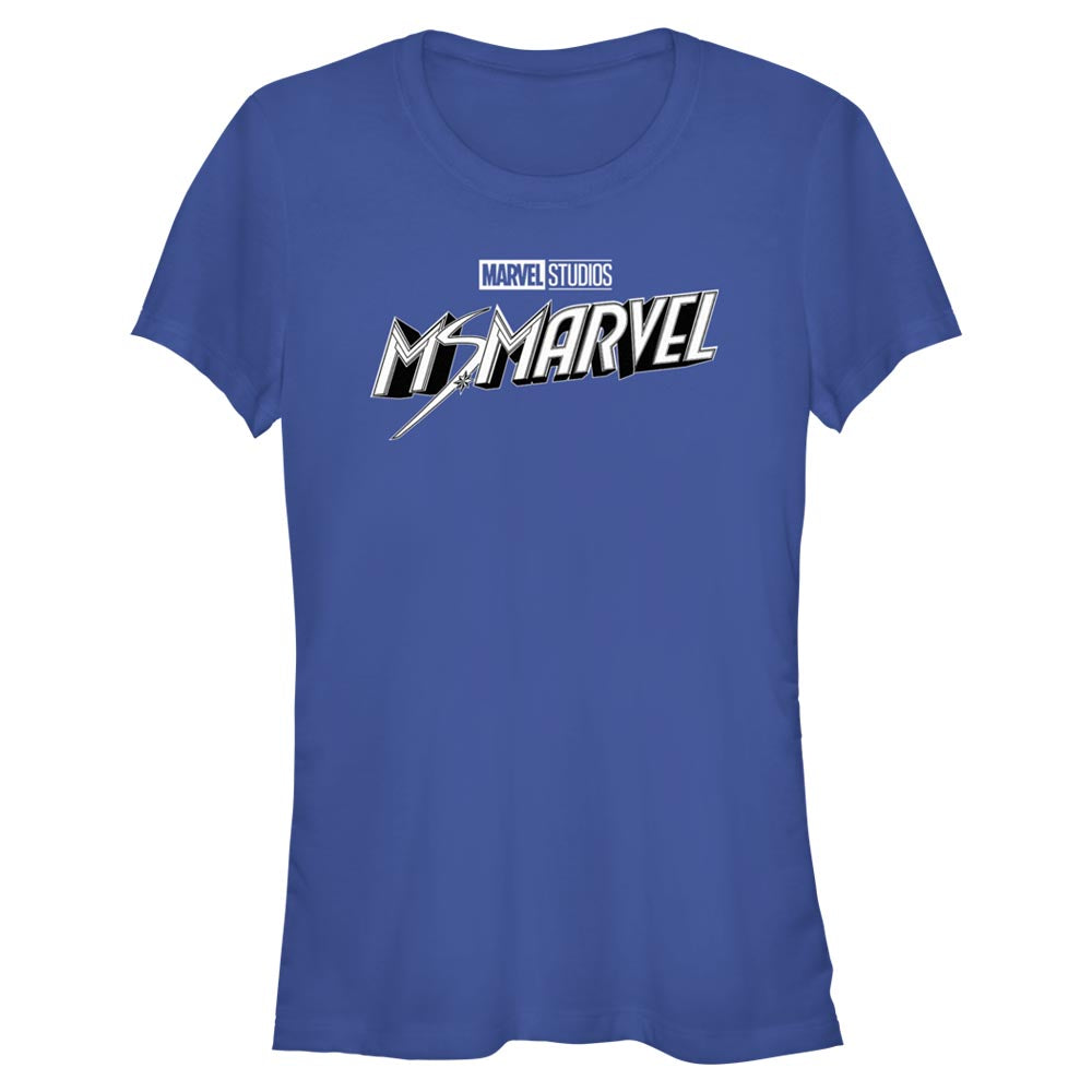 Camiseta Negra y Blanca de Marvel para Jóvenes
