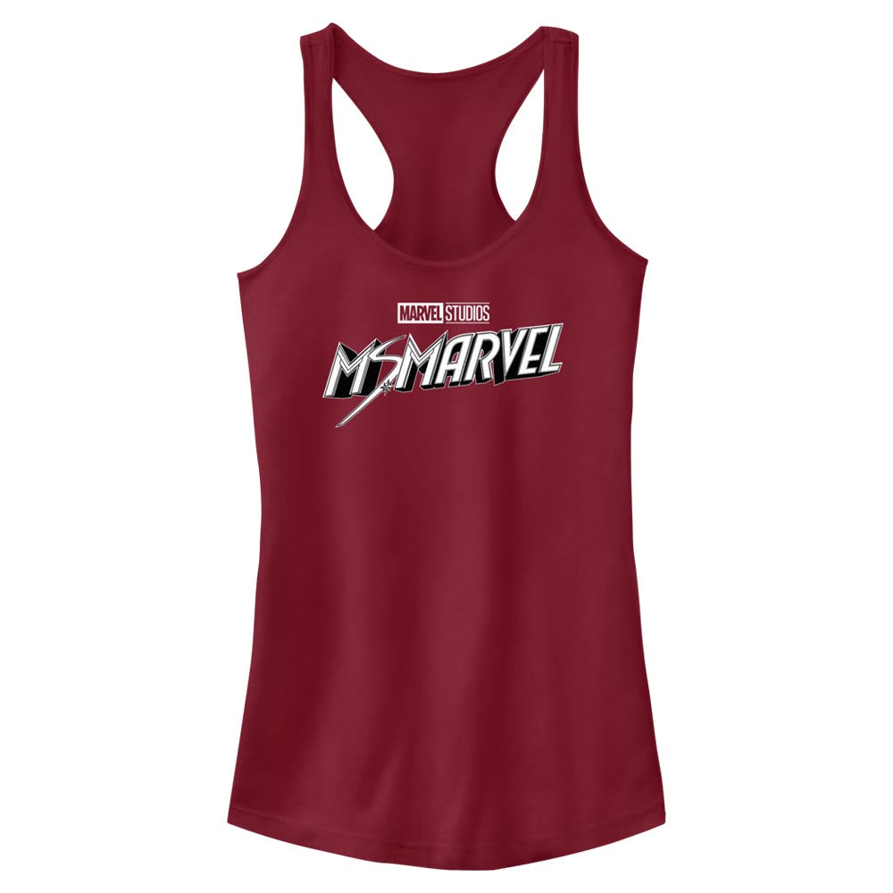Camiseta sin mangas Marvel en blanco y negro para jóvenes