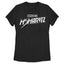 Camiseta Negra y Blanca de Marvel para Mujeres