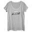 Camiseta de cuello redondo negra y blanca de Marvel para mujer