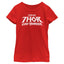 Camiseta Negra con Logo de Marvel para Niñas