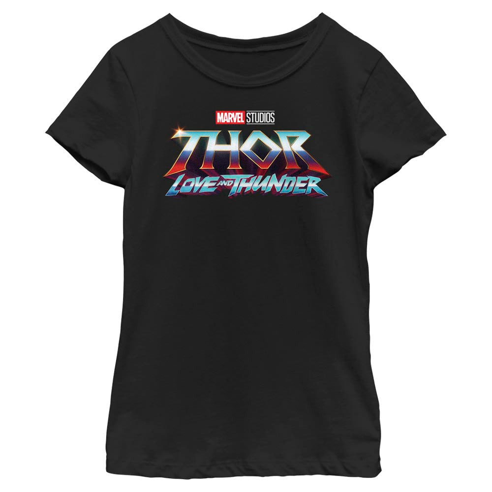 Camiseta con logo Thunder de Marvel para niñas