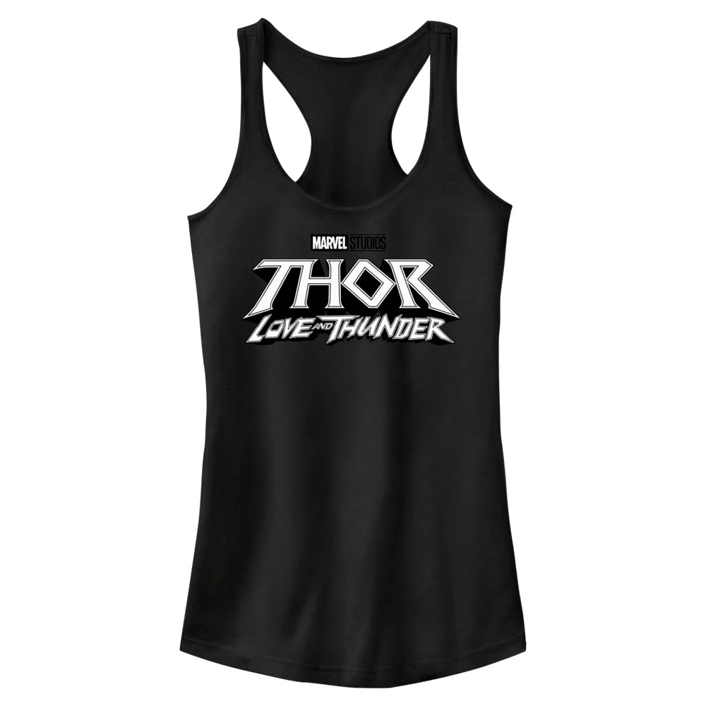 Camiseta sin mangas blanca con logo de Marvel para jóvenes