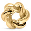 Broche de Nudo Esculpido en Oro Amarillo de 18K