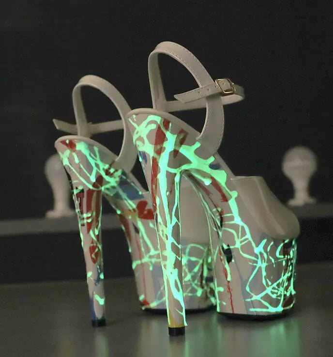 Premium Leather Stiletto High Heels