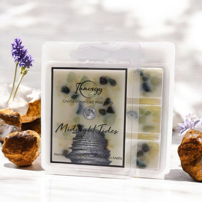 Enchanted Ocean Breeze Crystal-Infused Coconut-Soy Wax Melts - Korvel