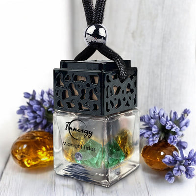 Midnight Tides Crystal-Infused Car Diffuser - 8ml Air Freshener - Korvel