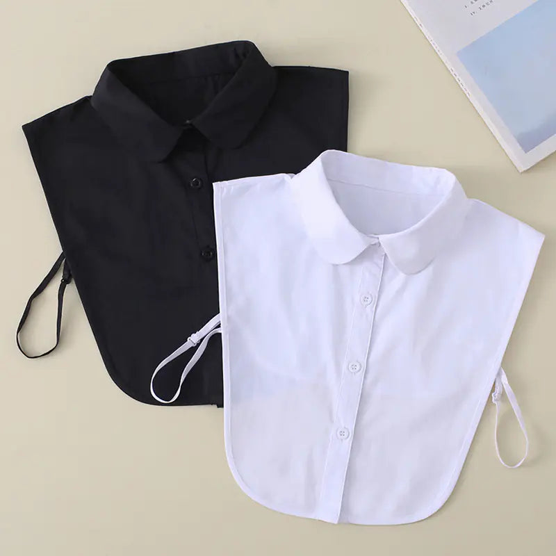 Accessoire de col faux blanc pour femmes 2023