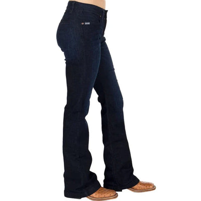 Cinch Women's Lynden Trouser - Stylish Dark Wash Jeans - Korvel