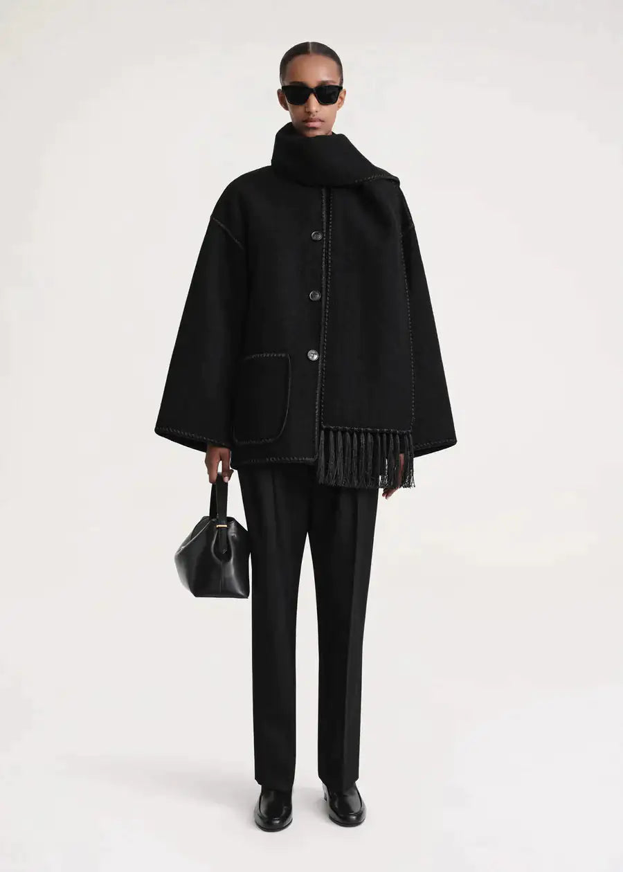 Dejavu Skarf Jacket - Stylish and Versatile Outerwear