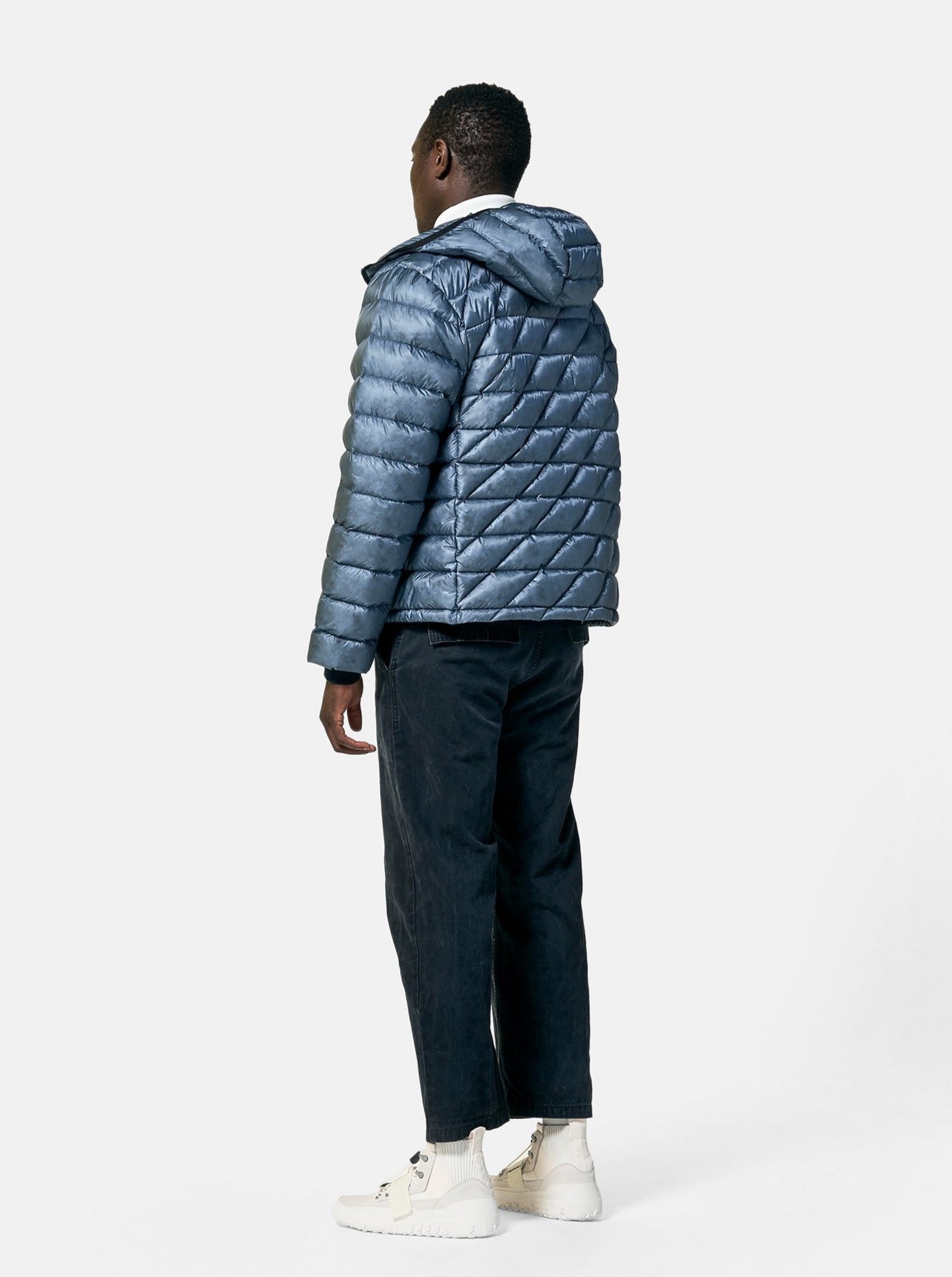 Packable Down Jacket in China Blue