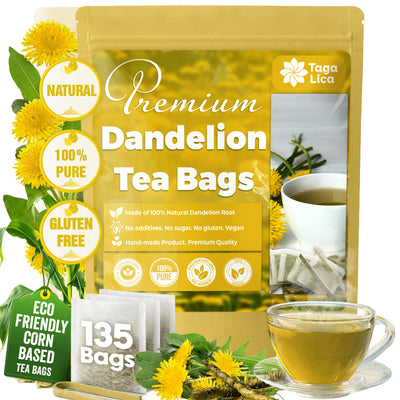 Dandelion Root Herbal Tea Bags - 100% Natural & Eco-Conscious