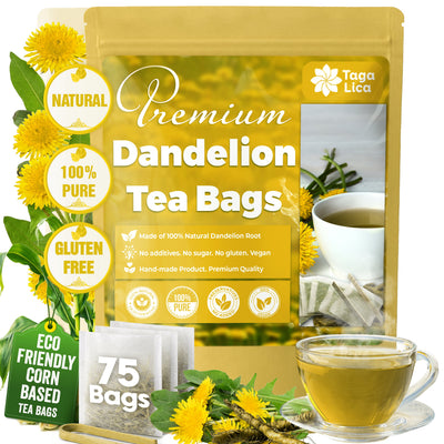 Dandelion Root Herbal Tea Bags - 100% Natural & Eco-Conscious