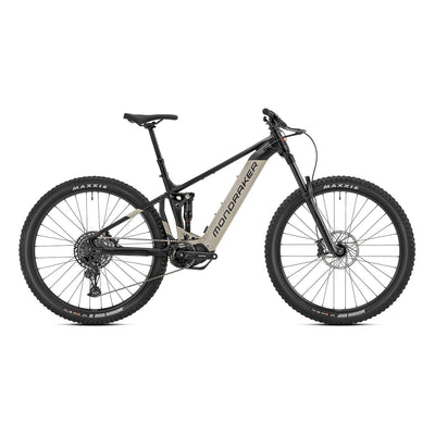 Mondraker DUSK (SE) Electric Mountain Bike - Black-Desert Grey-Orange